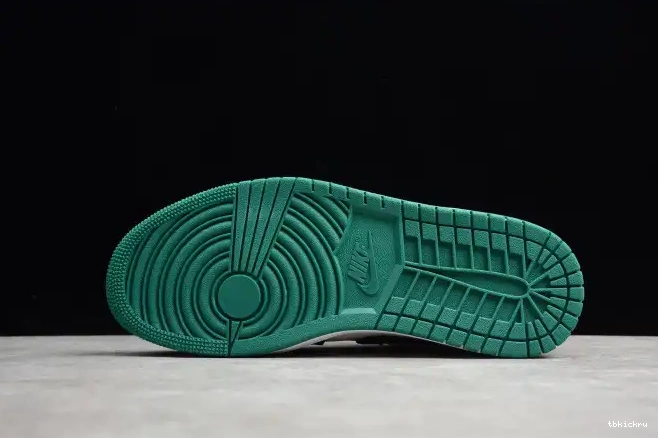 Rep TBkick White Jordan Green 553558-113 Air 1 Mystic Low Black 0620